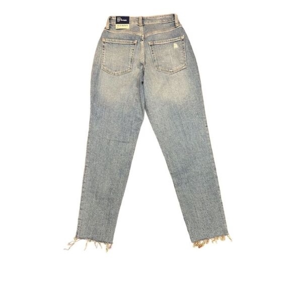 Old Navy High-Rise Curvy O.G. Straight Ankle Jeans Distressed Size 0 NWT​ - Picture 3 of 14